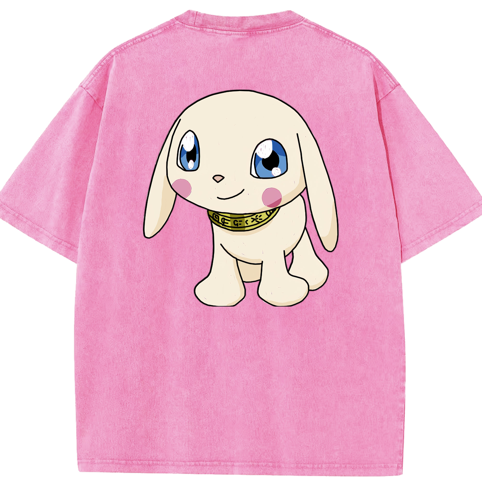 （画像用） Digimon デジタルモンスター/デジモン 綿100% ヴィンテージ風 半袖Tシャツ（背面プリント）